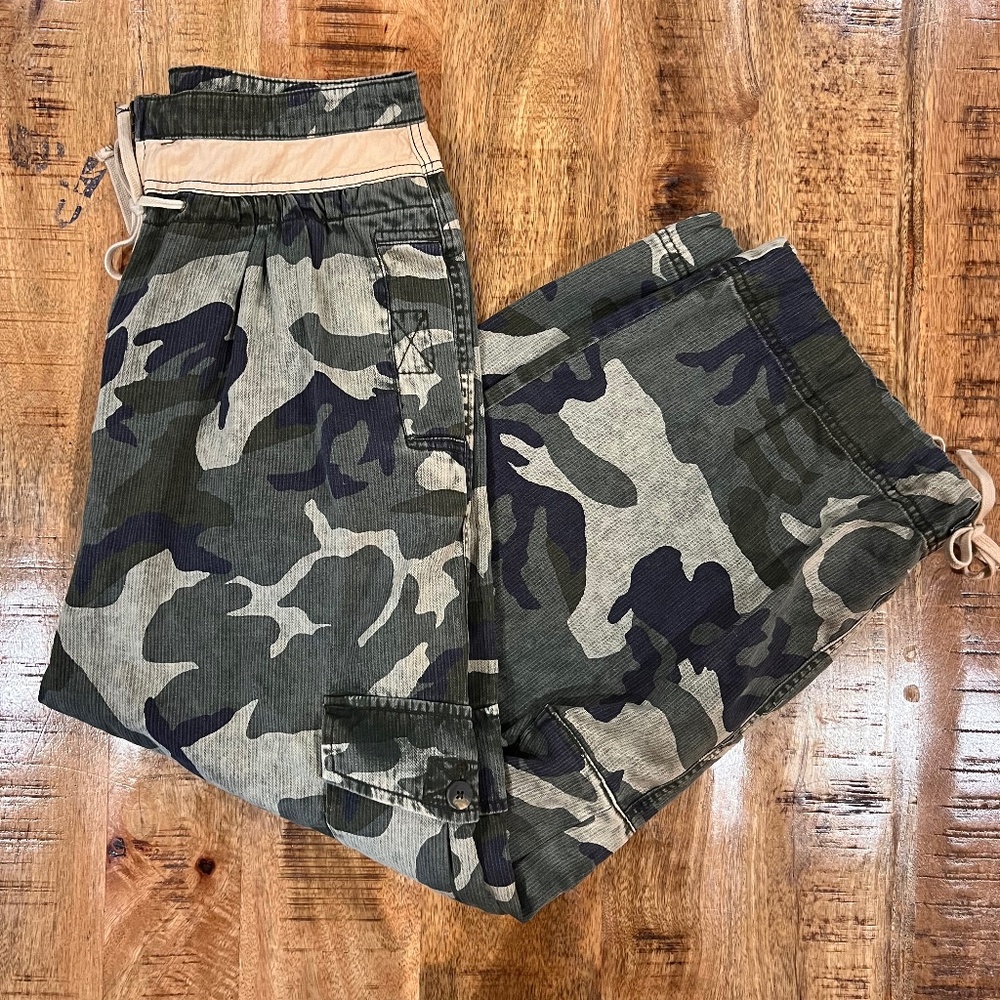 Free people army cargo pants
